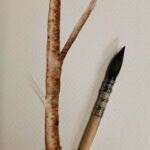 aquarelle : peindre les arbres 4/08